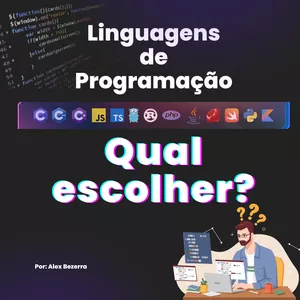 Imagem de capa para o Ebook Linguagens de programação: Qual escolher?