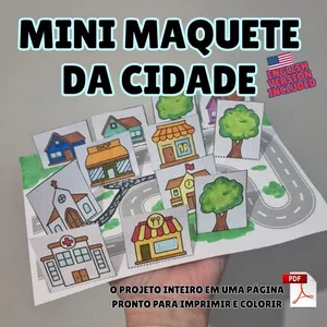 Imagem de capa para o Ebook Mini Maquete da Cidade