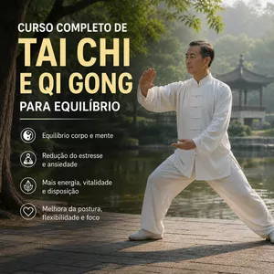 Imagem do curso CURSO COMPLETO DE TAI CHI E QI GONG PARA EQUILÍBRIO