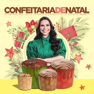 Imagem de capa para o Curso online Confeitaria de Natal
