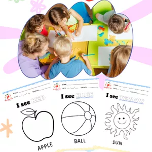 Imagem de capa para o Ebook My English Class Activity - Colors