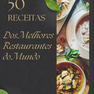 Imagem de capa para o Ebook 50 Melhores Receitas do Mundo