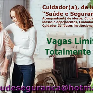 Imagem do curso Cuidador(a), de idosos com "Saúde e Segurança"!