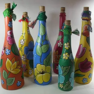 Imagem de capa para o Ebook Reciclando com Arte - Garrafas de Chita