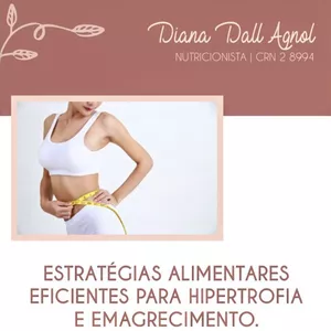 Imagem principal do produto Consultoria em Emagrecimento e Hipertrofia Nutricionista Diana Dall Agnol