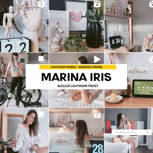 Imagem de capa para o Curso online Presets da Marina Iris