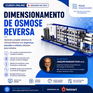 Imagem do curso Dimensionamento de Osmose Reversa 