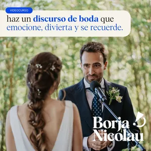 Imagen de portada para Curso online Haz un discurso de boda que emocione, divierta y se recuerde