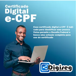 Imagem de capa para o Serviço online Certificado Digital  CPF A1 valido por 1 ano
