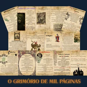 Imagem de capa para o Ebook O Grimório das 1000 Páginas