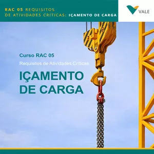 Imagem de capa para o Curso online RAC 05 – Içamento de Carga