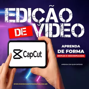Imagem de capa para o Curso online EDIÇÃO DE VÍDEOS CAP CUT 