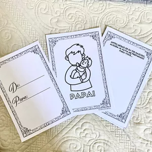 Imagem de capa para o Ebook Livrinho do Papai - Atividade Dia dos Pais