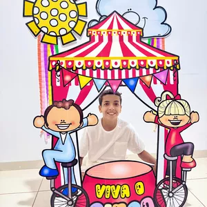 Imagem de capa para o Ebook 🎪✨ Moldura Foto Gigante Dia do Circo