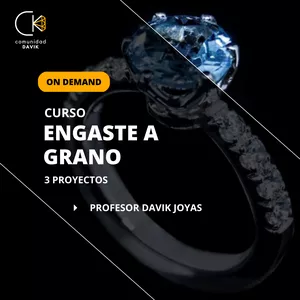 Imagen de portada para Curso online CURSO DE ENGASTE A GRANO