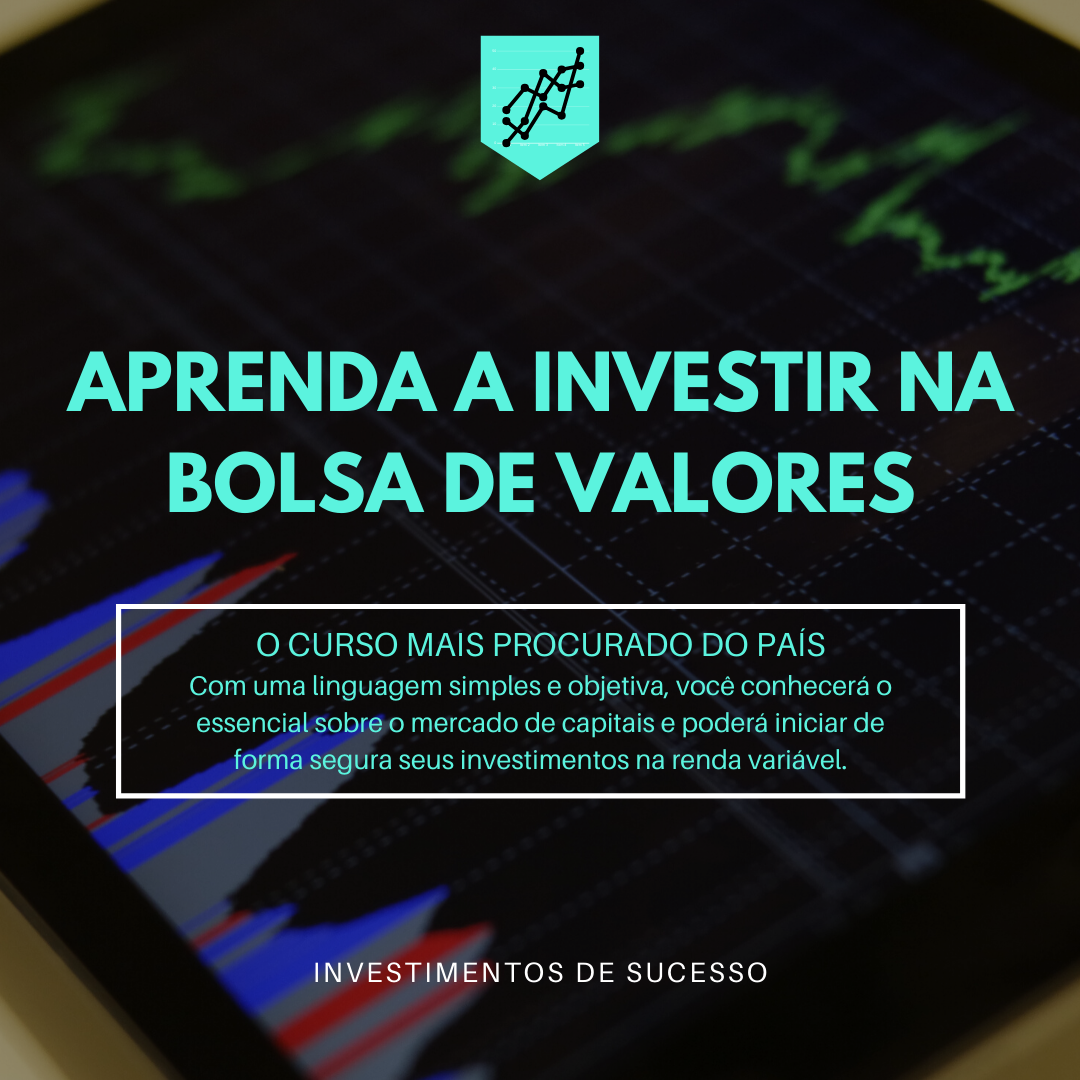 Imagem do curso APRENDA A INVESTIR NA BOLSA DE VALORES