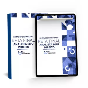 Imagem de capa para o Curso online RETA FINAL ANALISTA DO MINISTÉRIO PÚBLICO DA UNIÃO - MPU DIREITO - PÓS EDITAL