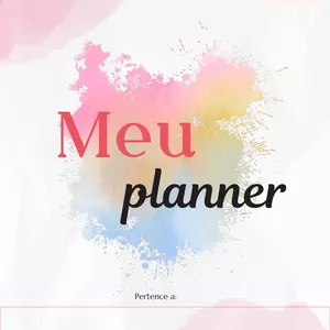 Imagem de capa para o Ebook Planner semestral