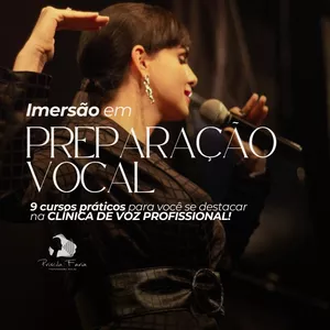 Imagem de capa para o Curso online Imersão em Preparação Vocal-9 cursos práticos 25h de aprendizado para dominar a clínica de voz