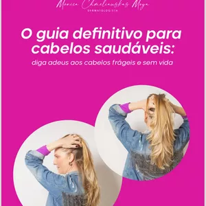 Imagem de capa para o Ebook Guia definitivo para cabelos saudaveis: diga adeus aos cabelos fragéis e sem vida