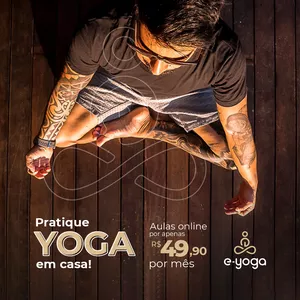 Imagem do curso eYoga - pratique Yoga online