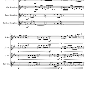 Imagem de capa para o Ebook A Christmas Festival - Partitura quarteto de Saxofones SATB