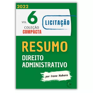 Imagem de capa para o Ebook Resumo de Direito Administrativo, vol. 6 - Licitação