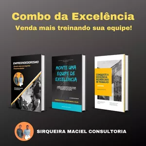 Imagem de capa para o Ebook Combo da Excelência - Venda mais treinando sua equipe