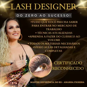 Imagem de capa para o Curso online Lash Designer, Do zero ao sucesso!