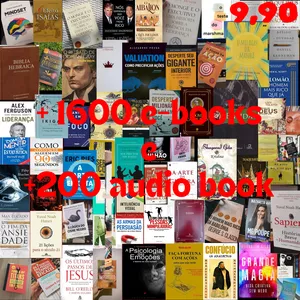 Imagem de capa para o Ebook +1600 e-books e +200 áudio book