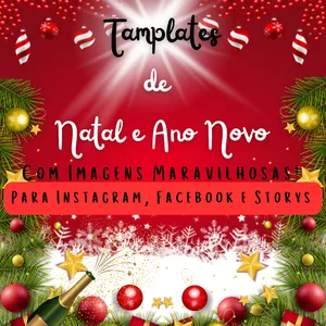 Imagem de capa para o Curso online Pack de Templates de Natal