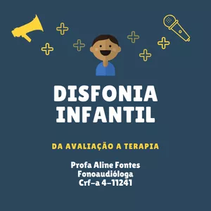 Imagem de capa para o Curso online Curso de Disfonia infantil: da avaliação a terapia