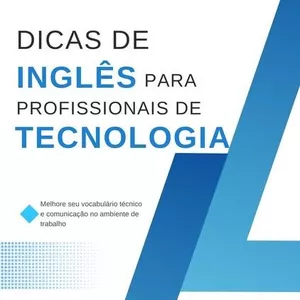 Imagem de capa para o Ebook Dicas de inglês para profissionais de tecnologia