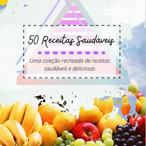 Imagem de capa para o Ebook 50 Receitas Saudáveis