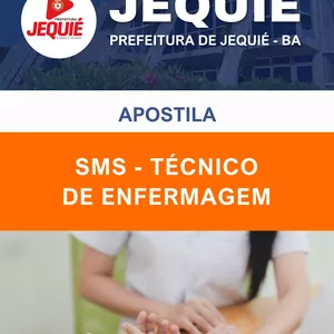 Imagem de capa para o Ebook Apostila Concurso Pref. Jequié-BA 2023 | Téc. em Enfermagem - SMS