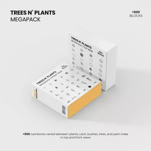 Cover image for Online course Trees and Plants Megapack +500 cad blocks