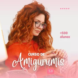 Imagem de capa para o Curso online Guia Amigurumis e Crochê 5.0