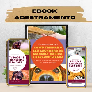 Imagem de capa para o Ebook COMO ADESTRAR O SEU CACHORRO DE MANEIRA RÁPIDA E DESCOMPLICADA. ADESTRAMENTO POSITIVO!