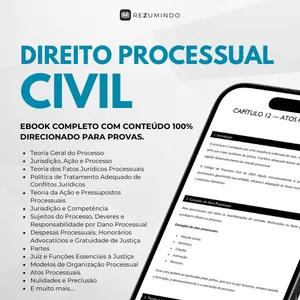 Imagem de capa para o Ebook Direito Processual Civil - coleção Rezumindo
