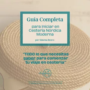 Imagen de portada para Curso online Ebook completo para comenzar en Cestería Nórdica Moderna