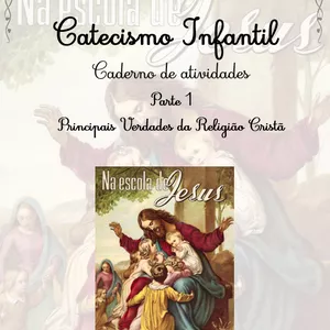 Imagem de capa para o Ebook Caderno de Atividades - Na Escola de Jesus (parte 1)