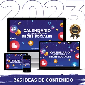 Imagen de portada para Ebook Calendario de Contenido 2023