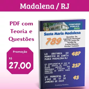 Imagem de capa para o Ebook 789 Questões - Auxiliar de Creche- Monitor-Cuidador -Legislação Municipal