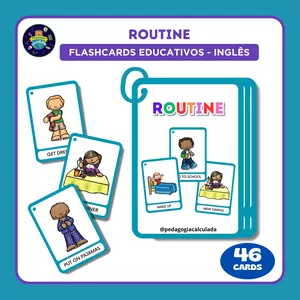 Imagem de capa para o Ebook EducaCards - Routine
