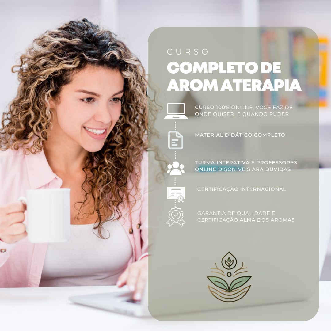 Imagem do curso Alma dos Aromas - A jornada de  aromaterapia completa como nunca antes vista.
