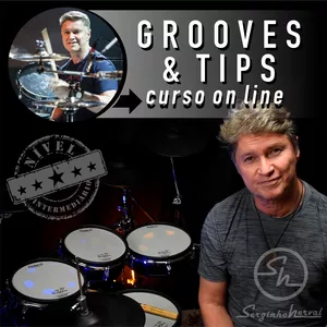 Imagem de capa para o Curso online Serginho Herval Curso Online - Grooves & Tips nível intermediário