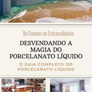 Imagem de capa para o Ebook Aprenda hoje aplicar Porcelanato Líquido