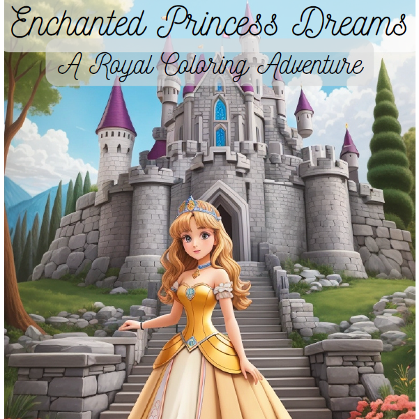 Enchanted Princess Dreams: A Royal Coloring Adventure