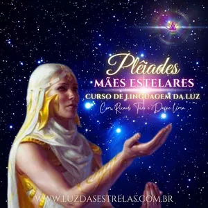 Imagem de capa para o Curso online Plêiades Mães Estelares - Curso de Linguagem da Luz