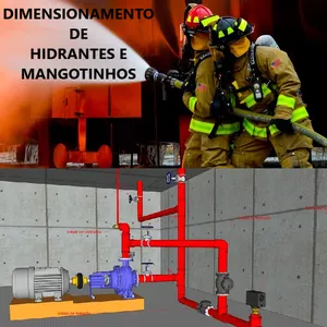 Imagem de capa para o Curso online DIMENSIONAMENTO DE HIDRANTES E MANGOTINHOS